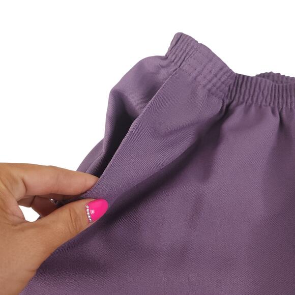 Alfred Dunner Pants Womens 12 Lot of 3 Gray Blue Purple Pull On Dress Elastic - Picture 10 of 16